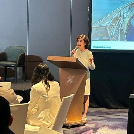 Joy Wang Public Speaking on Private Market Investment Private Infrastructure at Large Client Conference by UBS