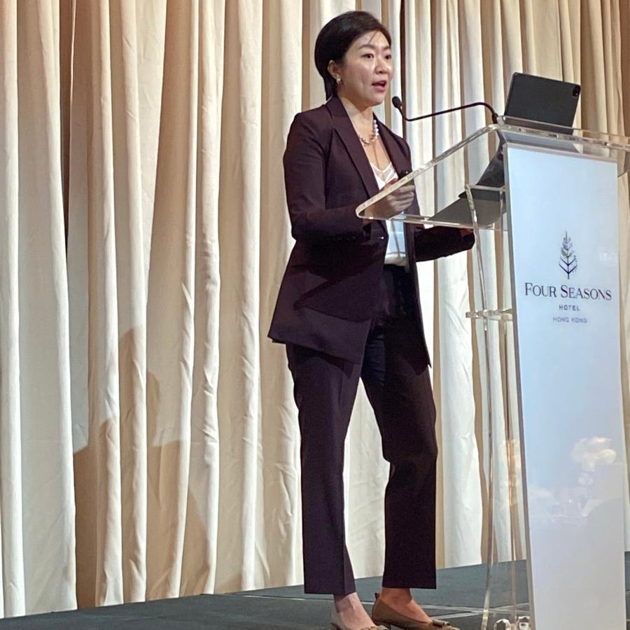 Joy Wang Public Speaking about Private Market Investment at Large Conference by Leading Financial Institutions
